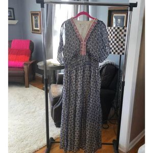 NWOT Vineet Bahl Oda Embroidered Maxi Dress